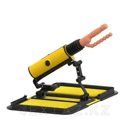 Сменная двойная насадка для секс-машины в сумочке со стразами 18 см от sex shop Extaz фото 2