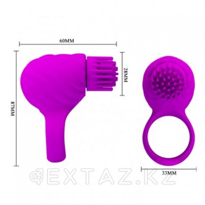 Виброкольцо с мощной стимуляцией клитора(на зарядке USB) от sex shop Extaz фото 3