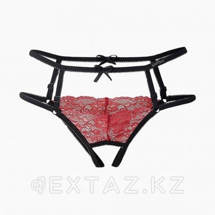 Красные трусики с доступом и лентами (Easy to love) (р) от sex shop Extaz