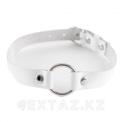 Чокер из натуральной кожи White от sex shop Extaz