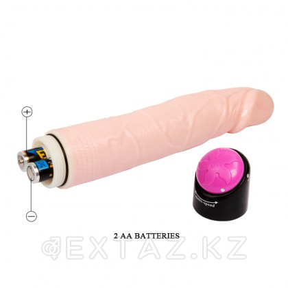 Вибратор-реалистик 19 см (вибрация с ротацией) от sex shop Extaz фото 6