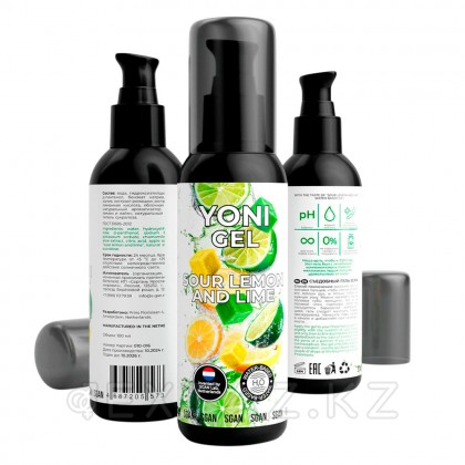 Лубрикант для орального секса SGAN YONI GEL со вкусом лимона и лайма, 100 мл от sex shop Extaz