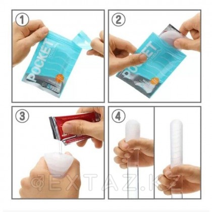 Мастурбатор Tenga Pocket Crystal Mist от sex shop Extaz фото 5