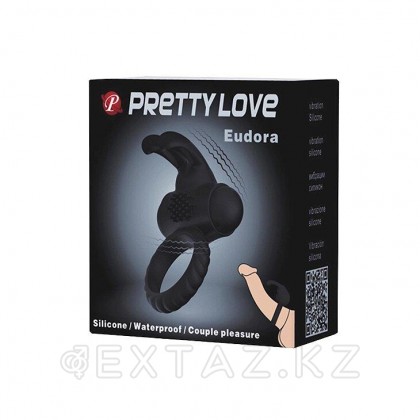 Эрекционное кольцо с вибрацией и доп. стимуляцией Eudora от sex shop Extaz