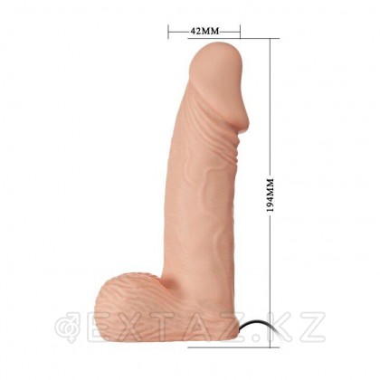 Страпон с вибрацией на трусиках с пультом управления (19,4*4,2 см.) от sex shop Extaz фото 9