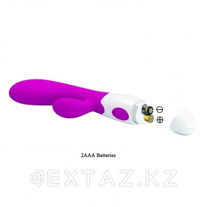 Вибратор с клиторальным стимулятором Alvis (20*3,3 см.) от sex shop Extaz фото 6
