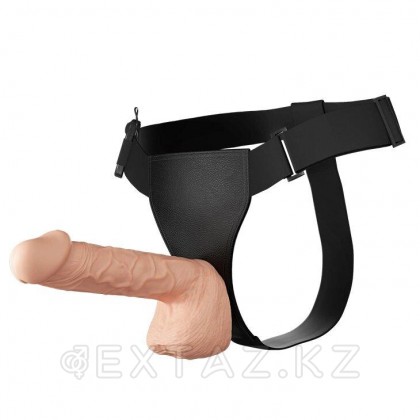 Страпон с вибрацией и пультом управления Ultra Passionate Harness (раб. 19*5,5 см.) от sex shop Extaz