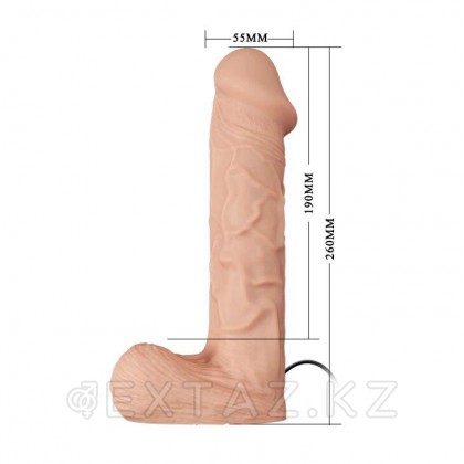 Страпон с вибрацией и пультом управления Ultra Passionate Harness (раб. 19*5,5 см.) от sex shop Extaz фото 3