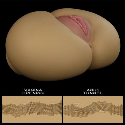 Двойной мастурбатор Streetgirl's в виде попы и вагины телесный № 13 от sex shop Extaz фото 5