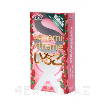 Презервативы Sagami xtreme strawberry 10 шт. от sex shop Extaz