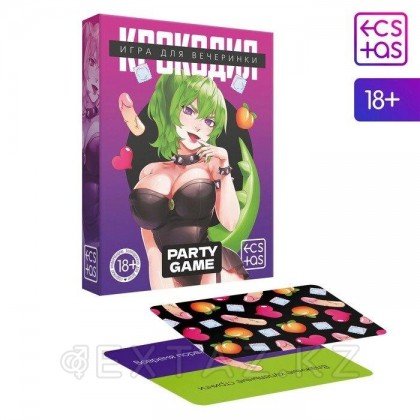 Игра для вечеринки «Крокодил», 50 карт, 18+ (розовая коробка) от sex shop Extaz