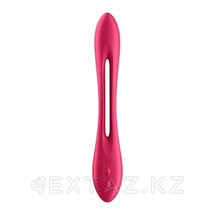 Универсальный гибкий вибратор для пар Satisfyer Elastic Joy красный от sex shop Extaz фото 3