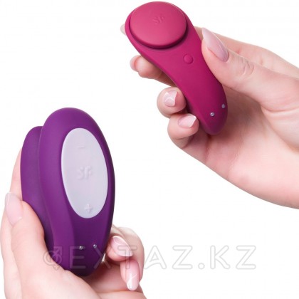 Набор вибростимуляторов Satisfyer Partner Box 1: вибровкладка в трусики Sexy Secret+ вибратор для пар Double joy от sex shop Extaz фото 13