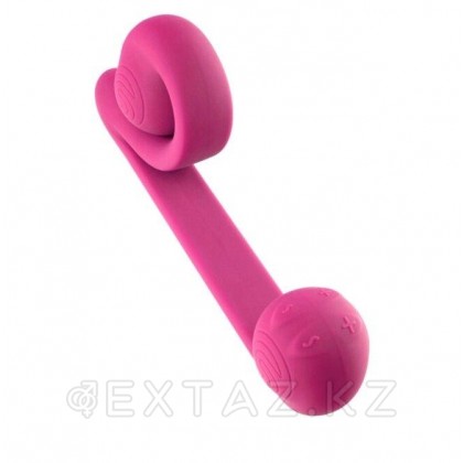 Вибромассажер для двойной стимуляции Snail Vibe розовый от sex shop Extaz фото 7