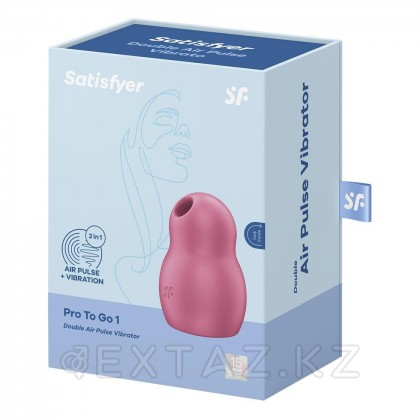 Вакуумно-волновой стимулятор с вибрацией Satisfyer Pro To Go 1 красный от sex shop Extaz фото 3