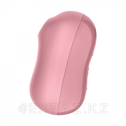 Вакуумный стимулятор клитора с вибрацией  Satisfyer Cotton Candy розовый от sex shop Extaz фото 5