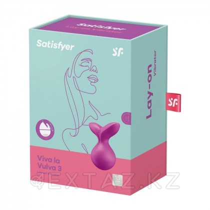 Стимулятор клитора Satisfyer Viva la Vulva 3 фиолетовый от sex shop Extaz фото 2