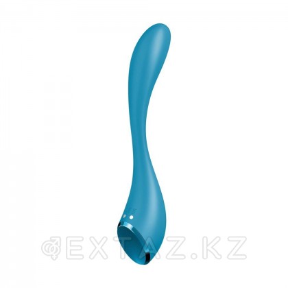 Мульти вибратор Satisfyer G Spot Flex 5+ бирюзовый (Connect APP) от sex shop Extaz фото 5