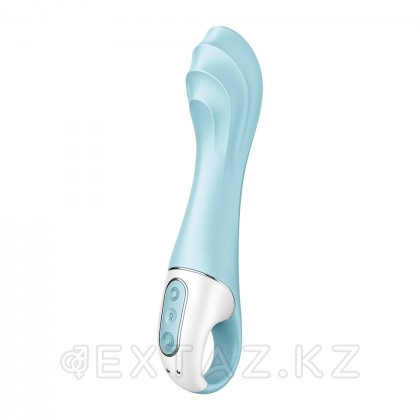Надувной вибратор для точки-G Satisfyer Air Pump Vibrator 5+ голубой от sex shop Extaz