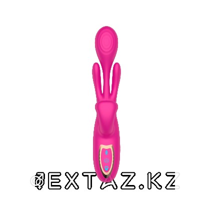 Вибратор с тройной стимуляцией точки G и клитора от sex shop Extaz фото 5