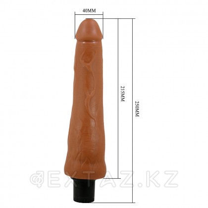 Реалистичный вибратор Alfredo Sliding skin, 25*4 см от sex shop Extaz фото 5