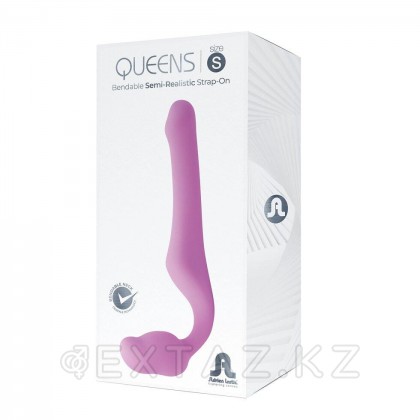 Безремневой страпон Queens (S) розовый от Adrien Lastic от sex shop Extaz фото 5
