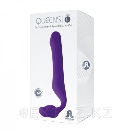 Безремневой страпон Queens (L) фиолетовый от Adrien Lastic от sex shop Extaz фото 5