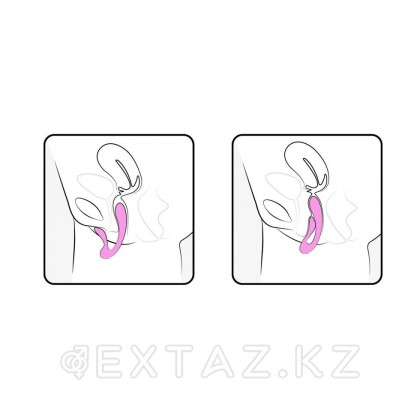 Двойной вибратор G-WAVE розовый от Adrien Lastic от sex shop Extaz фото 5