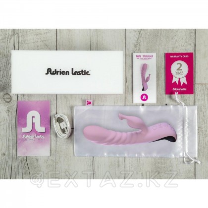 Вибратор Mini Trigger розовый от Adrien Lastic (18*2,9 см.) от sex shop Extaz фото 4