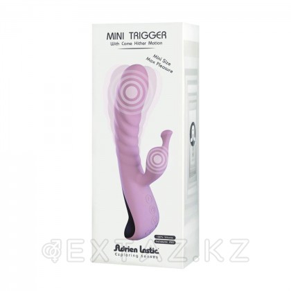 Вибратор Mini Trigger розовый от Adrien Lastic (18*2,9 см.) от sex shop Extaz фото 5