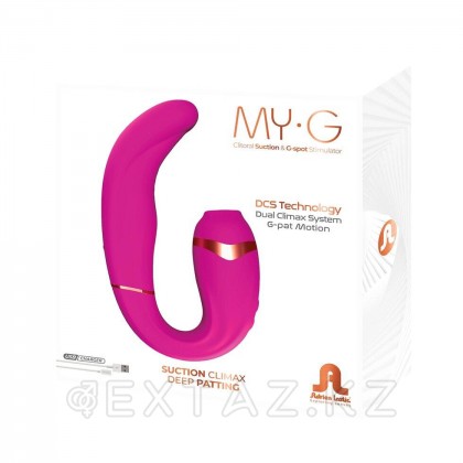 Стимулятор клитора и точки G My G розовый от Adrien Lastic от sex shop Extaz фото 7