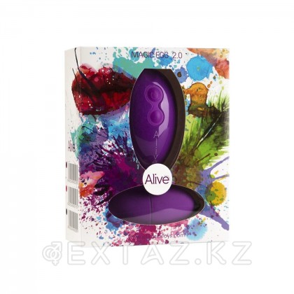 Виброяйцо Magic Egg фиолетовый с пультом ДУ от Alive от sex shop Extaz фото 3