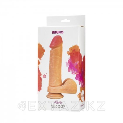 Реалистичный фаллоимитатор Bruno от Alive (22*4,3 см.) от sex shop Extaz фото 7
