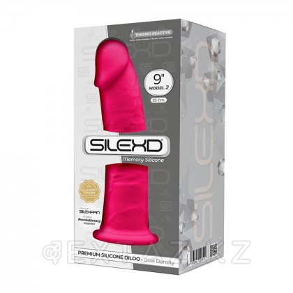 Фаллоимитатор с двойной плотностью Model 2 от SILEXD ярко-розовый (22,8*5,4 см.) от sex shop Extaz фото 6