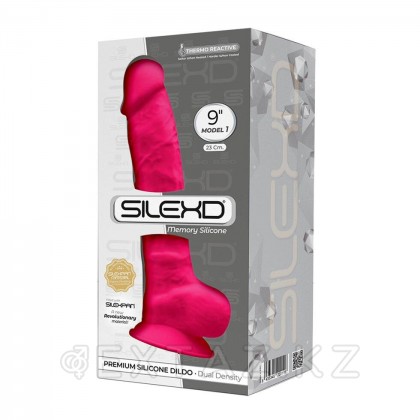Фаллоимитатор с двойной плотностью SILEXD Model 1, ярко-розовый 23х4,7 см от sex shop Extaz фото 6