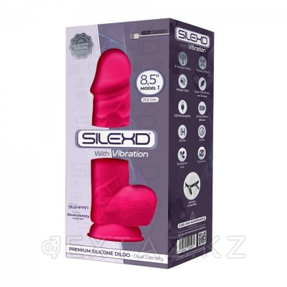 Реалистичный вибратор с двойной плотностью Model 1 от SILEXD ярко-розовый (21.5*5,1 см.) от sex shop Extaz фото 9