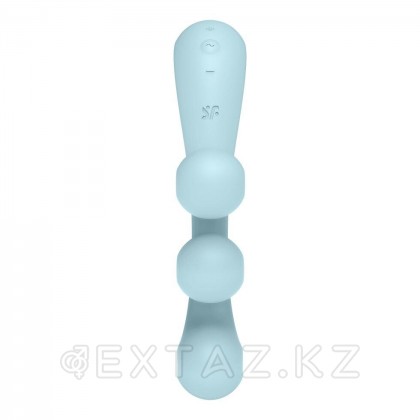 Мультифункциональный вибратор для тройной стимуляции Satisfyer Tri Ball 2 голубой от sex shop Extaz фото 7