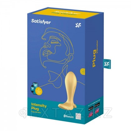 Анальный виброплаг Satisfyer Intensity Plug желтый (Connect App) от sex shop Extaz фото 13