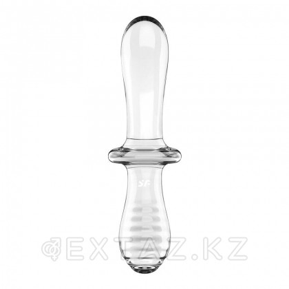 Стеклянный фаллоимитатор Satisfyer Double Crystal прозрачный от sex shop Extaz фото 9