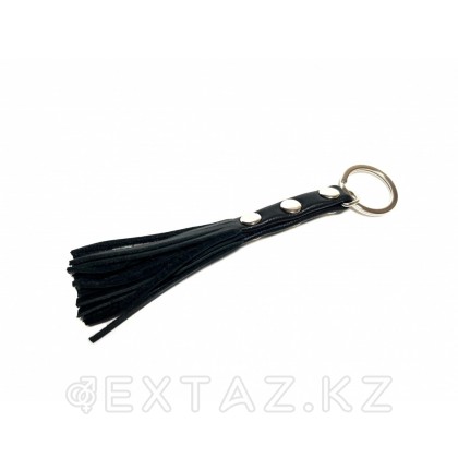 Брелок кожаная плеть черная от sex shop Extaz