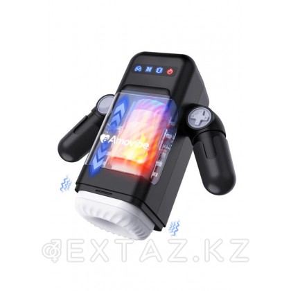 Инновационный робот-мастурбатор Game Cup (чёрный) от Amovibe от sex shop Extaz