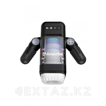 Инновационный робот-мастурбатор Game Cup (чёрный) от Amovibe от sex shop Extaz фото 10