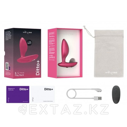 Анальная пробка для ношения We-Vibe Ditto+ Cosmic Pink от sex shop Extaz фото 9