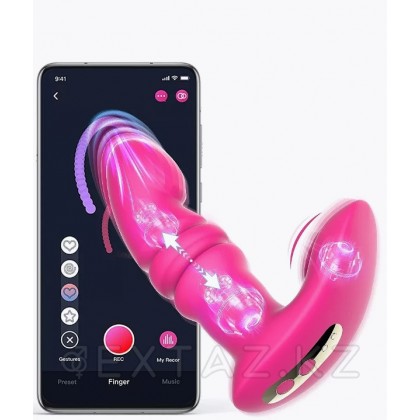Универсальный вибростимулятор JIVE от Magic Motion розовый от sex shop Extaz