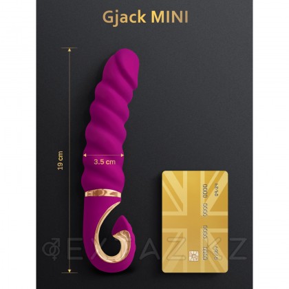 Gvibe Gjack Mini - Анатомический витой вибратор, 19х3.5 см от sex shop Extaz фото 5