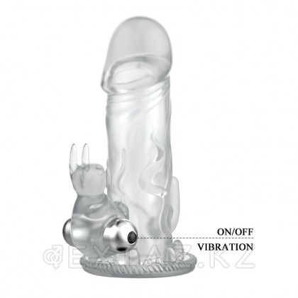 Насадка на пенис со стимулятором клитора от sex shop Extaz фото 5
