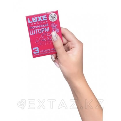 Презервативы Luxe ТРОПИЧЕСКИЙ ШТОРМ (тропические фрукты), гладкий, 3 шт. от sex shop Extaz фото 7