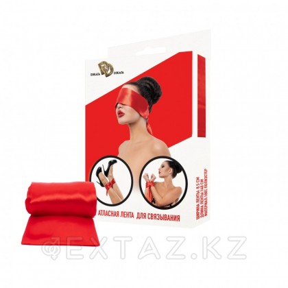 Атласная лента для связывания красная от sex shop Extaz