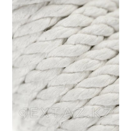 Хлопковая веревка для шибари, на катушке, белая, 10 м - extaz.kz фото 4 Хлопковая веревка для шибари, на катушке, белая, 10 м от sex shop Extaz фото 4