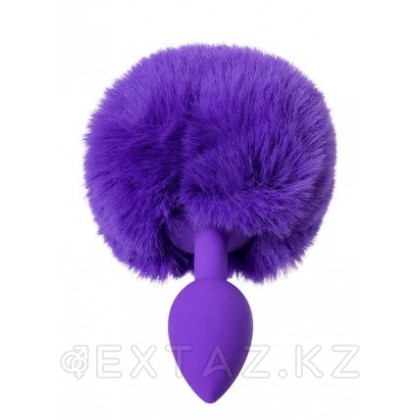 Анальная втулка с хвостом ToDo by Toyfa Sweet bunny фиолетовая от sex shop Extaz фото 2